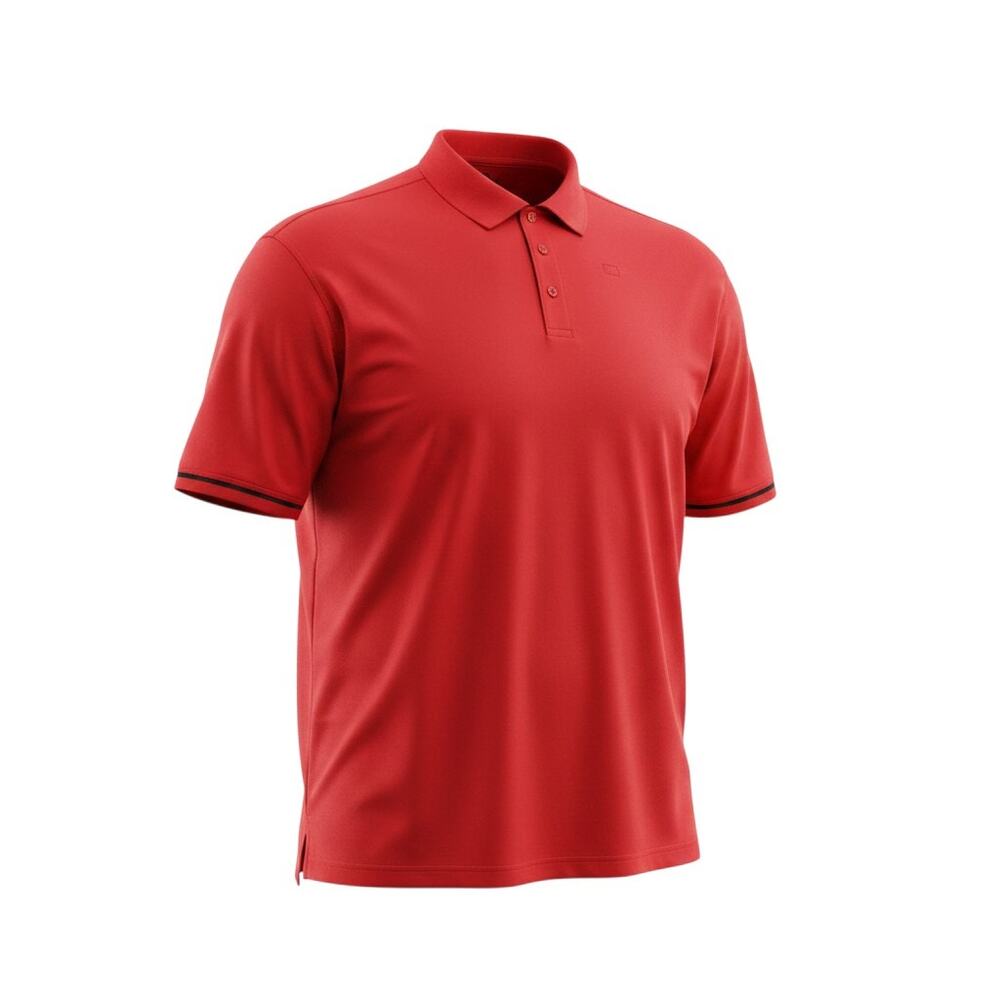 Threads Uniform Agency Men's Red Short Sleeve Polo Shirt 6XL